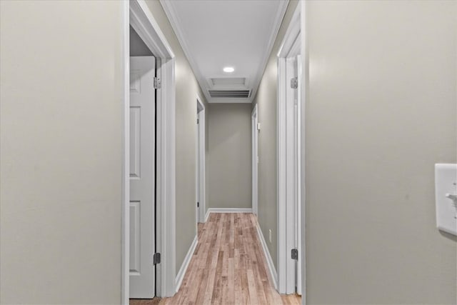 1401 Deese Rd, Ozark, AL 36360 - corridor with light wood-style floors and baseboards