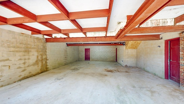 709 Rosemont Dr, Dothan, AL 36303 - garage featuring concrete block wall