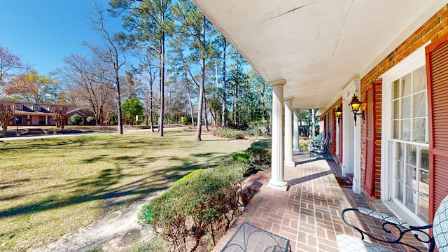 709 Rosemont Dr, Dothan, AL 36303 - view of patio / terrace with covered porch