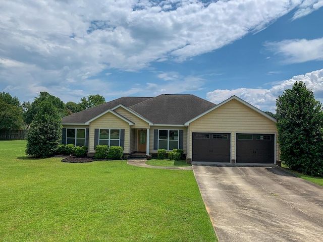 708 Sandstone Dr, Dothan, AL 36303 - single story home featuring a garage, concrete driveway, and a front yard
