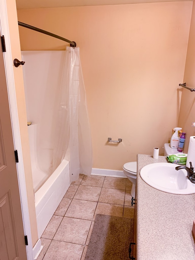 708 Sandstone Dr, Dothan, AL 36303 - full bathroom with vanity, tile patterned floors, and shower / bath combo