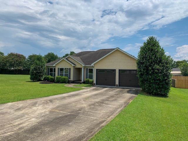 708 Sandstone Dr, Dothan, AL 36303 - ranch-style home with an attached garage and concrete driveway