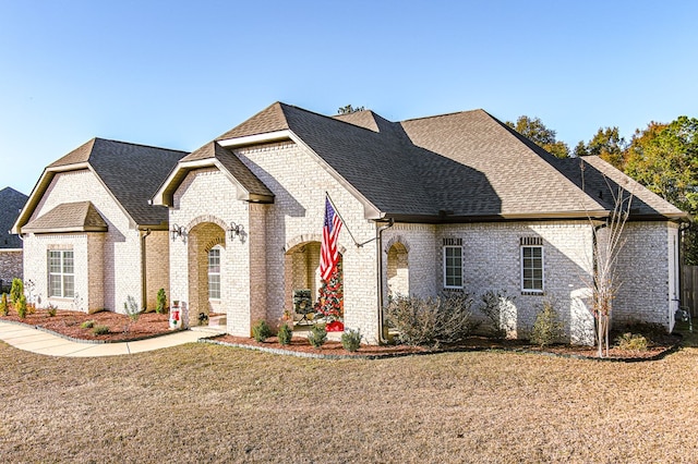 view of french country style house