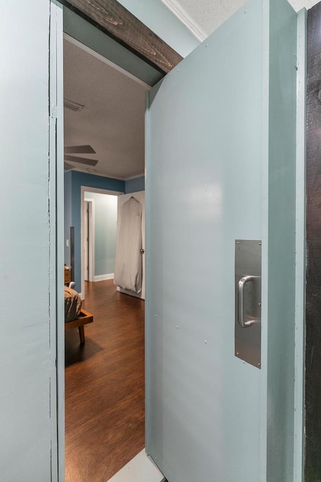6970 Walden Dr, Kinsey, AL 36303 - corridor with wood finished floors