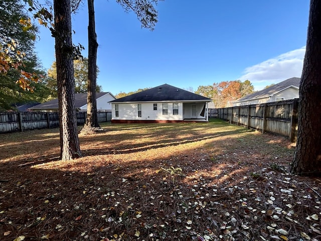 view of rear view of property