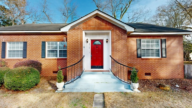 view of front of property