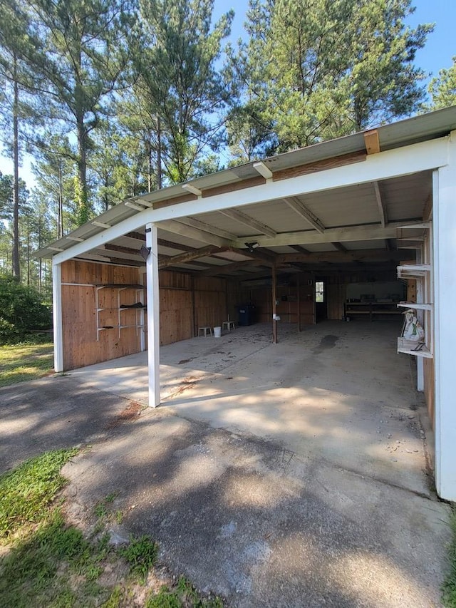 952 Easterling Mill Rd, Ariton, AL 36311 - view of vehicle parking with a carport and asphalt driveway
