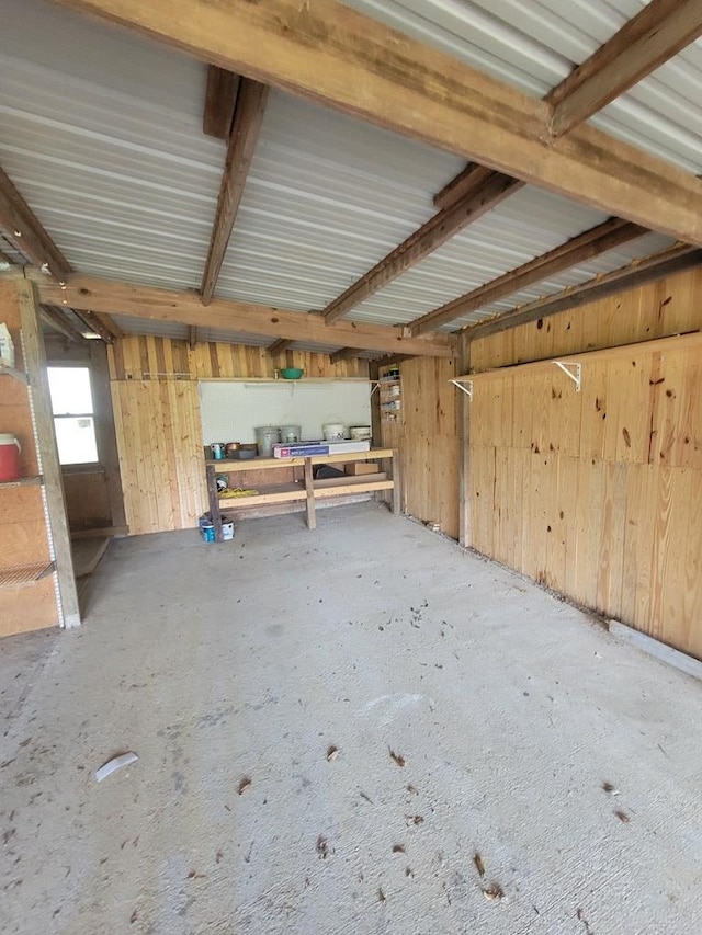 952 Easterling Mill Rd, Ariton, AL 36311 - miscellaneous room featuring a garage
