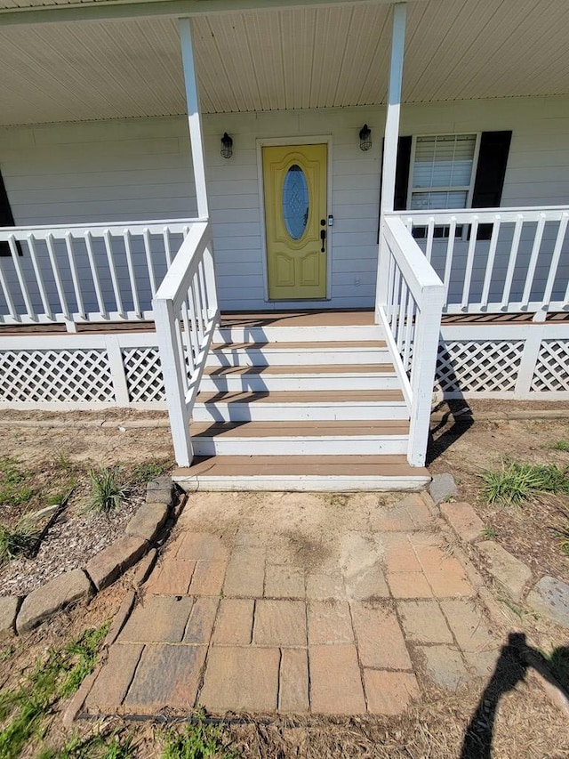 952 Easterling Mill Rd, Ariton, AL 36311 - view of exterior entry with covered porch