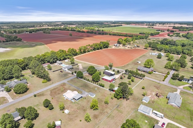 drone / aerial view featuring a rural view