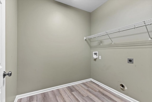 133 Brockton Ct, Dothan, AL 36305 - washroom with hookup for an electric dryer, wood finished floors, and washer hookup