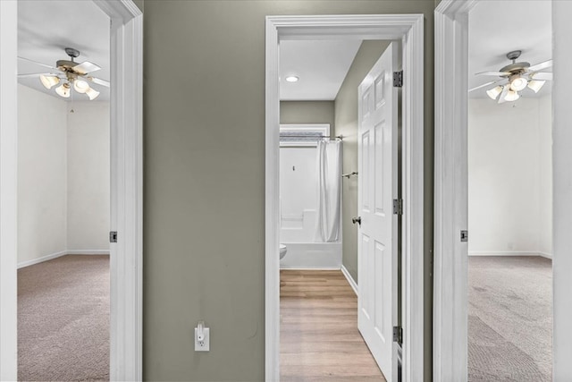 133 Brockton Ct, Dothan, AL 36305 - corridor featuring baseboards and carpet