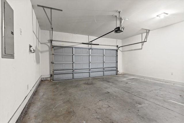 133 Brockton Ct, Dothan, AL 36305 - garage with a garage door opener and electric panel