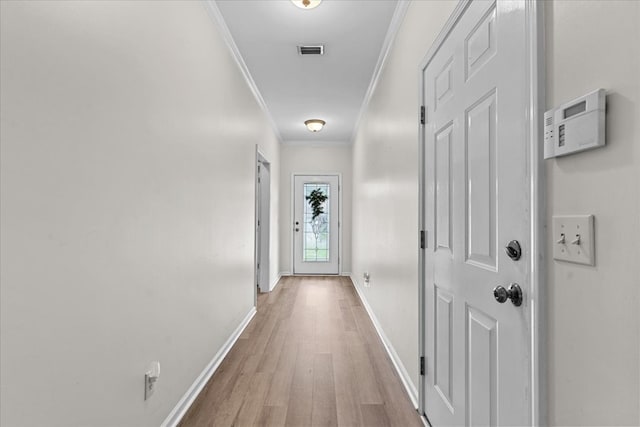 133 Brockton Ct, Dothan, AL 36305 - hall featuring crown molding and light wood finished floors