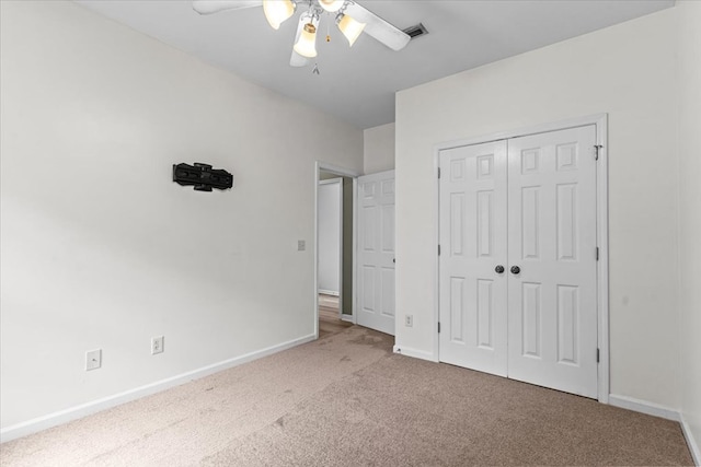 133 Brockton Ct, Dothan, AL 36305 - unfurnished bedroom with carpet flooring, a closet, and ceiling fan