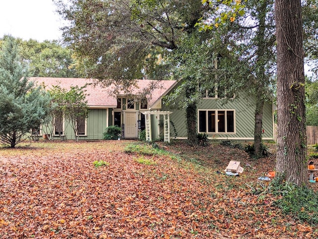 view of ranch-style house