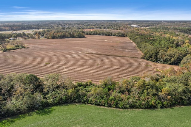 bird's eye view featuring a rural view