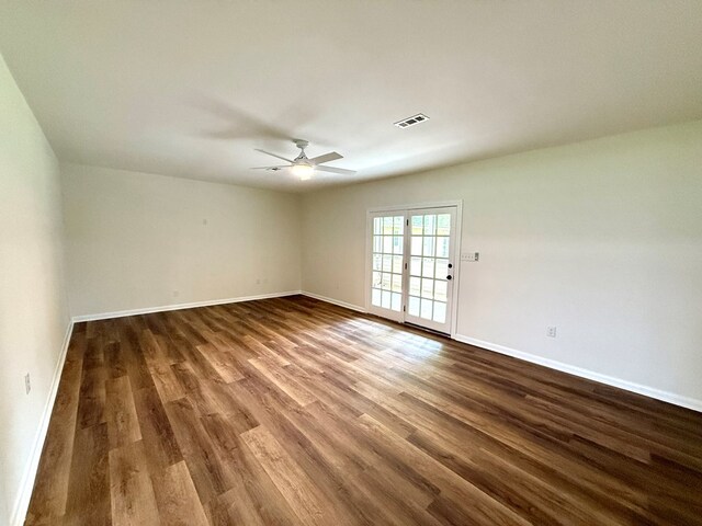 143 Durby Ln, Dothan, AL 36305 - unfurnished room featuring ceiling fan and wood finished floors