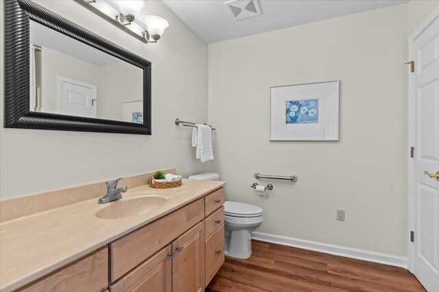 493 Shiloh Rd, Hartford, AL 36344 - bathroom with vanity and wood finished floors