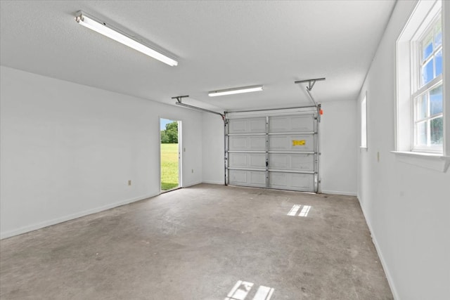 493 Shiloh Rd, Hartford, AL 36344 - garage with baseboards