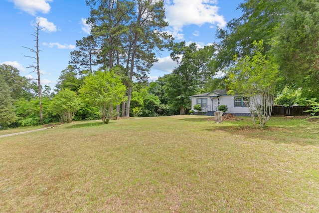 view of yard