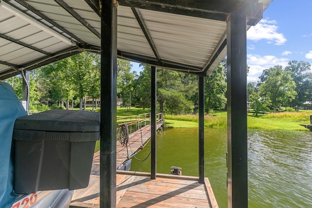 668 Lake Front Dr, Abbeville, AL 36310 - dock area featuring a water view and view of scattered trees