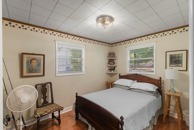 668 Lake Front Dr, Abbeville, AL 36310 - bedroom with wood finished floors