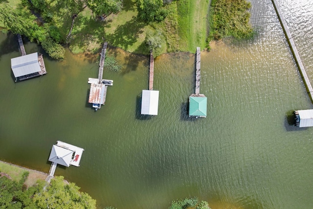 668 Lake Front Dr, Abbeville, AL 36310 - drone / aerial view of a large body of water