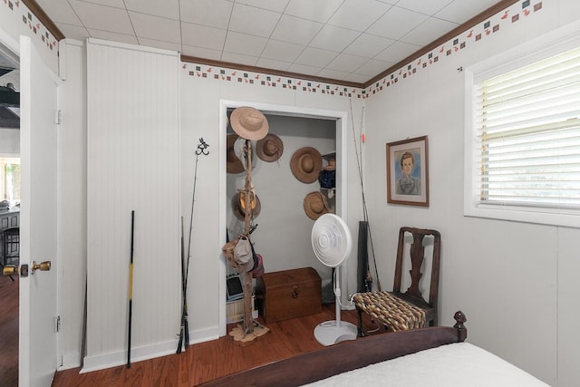668 Lake Front Dr, Abbeville, AL 36310 - bedroom with wood finished floors