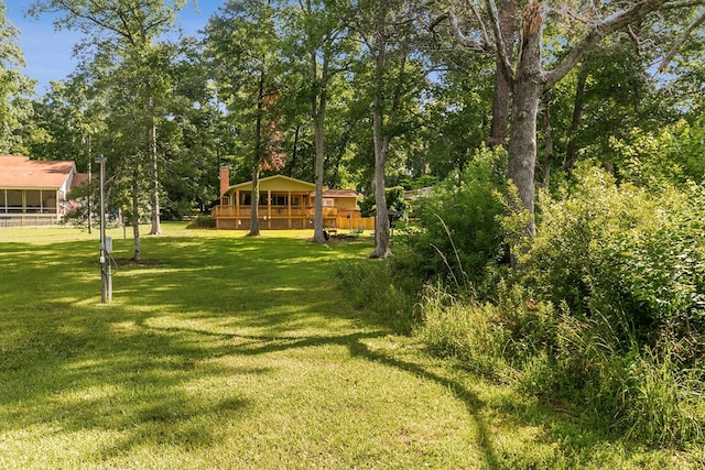 668 Lake Front Dr, Abbeville, AL 36310 - view of grassy yard