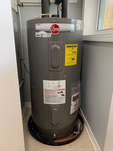 utilities with water heater