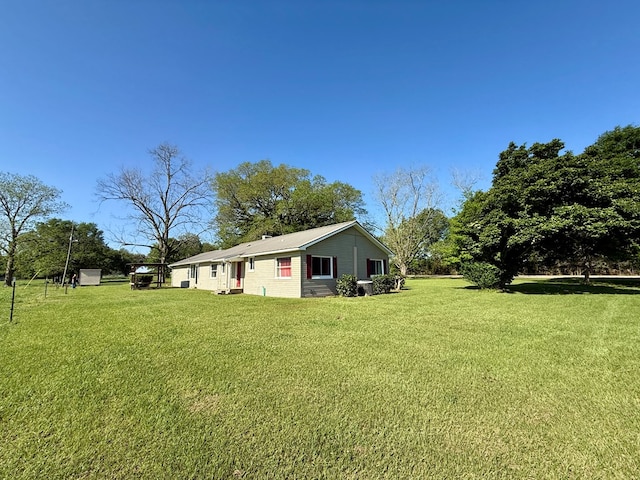 view of yard