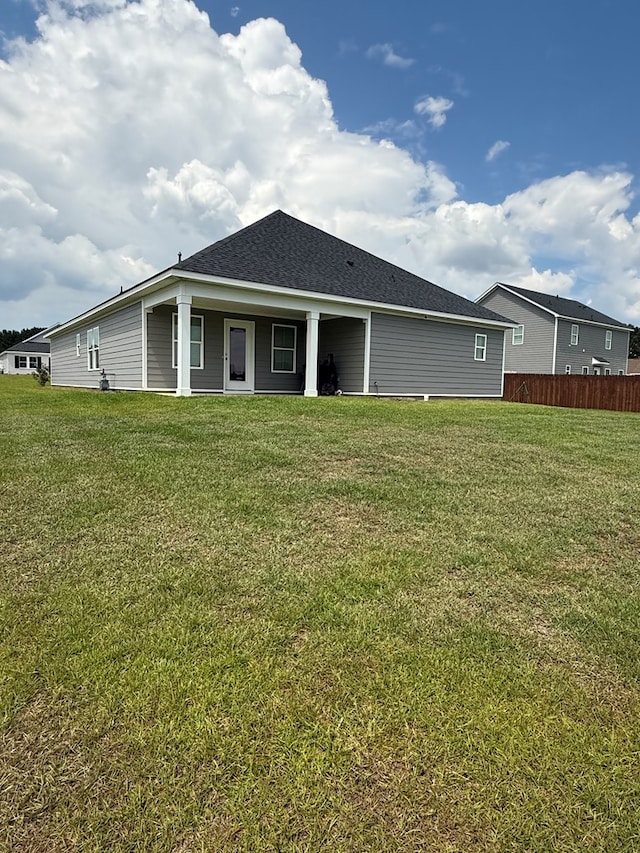 34 Popcorn Cir, Rehobeth, AL 36301 - rear view of house with roof with shingles
