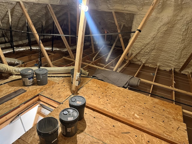 34 Popcorn Cir, Rehobeth, AL 36301 - view of unfinished attic