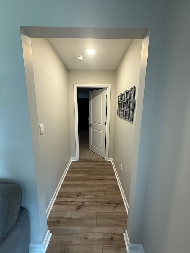 34 Popcorn Cir, Rehobeth, AL 36301 - hall with wood finished floors and baseboards