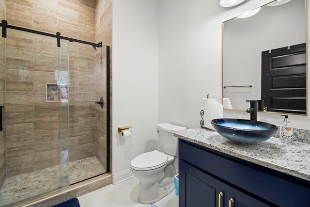 5700 S State Highway 605, Rehobeth, AL 36301 - bathroom featuring vanity and a stall shower