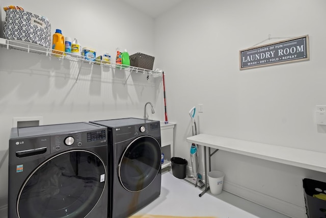 5700 S State Highway 605, Rehobeth, AL 36301 - washroom featuring separate washer and dryer