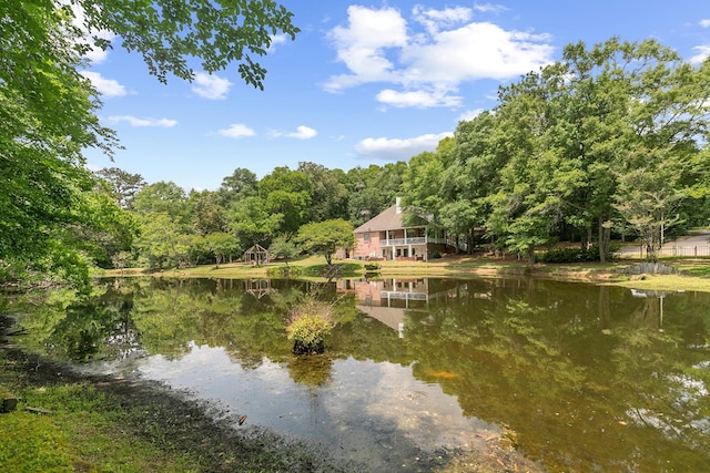 408 Shakespeare Dr, Dothan, AL 36303 - water view featuring a forest