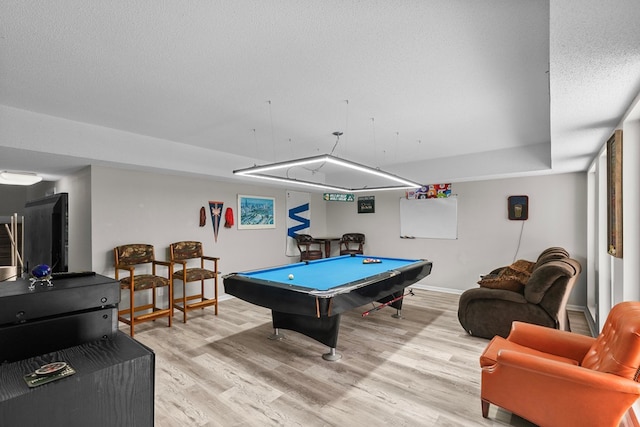 408 Shakespeare Dr, Dothan, AL 36303 - recreation room with light wood-type flooring, billiards, and baseboards