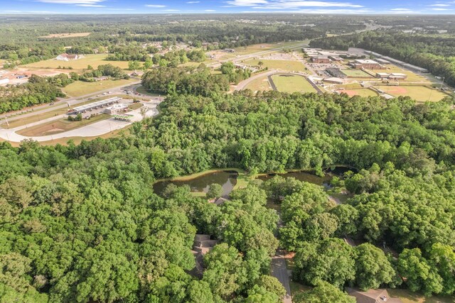 408 Shakespeare Dr, Dothan, AL 36303 - aerial overview of property's location with a forest
