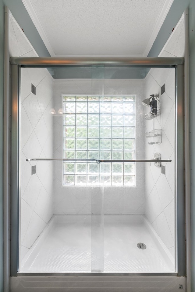 408 Shakespeare Dr, Dothan, AL 36303 - full bathroom with crown molding and a stall shower