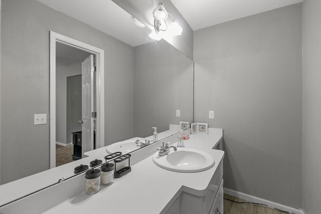 408 Shakespeare Dr, Dothan, AL 36303 - bathroom with baseboards and vanity