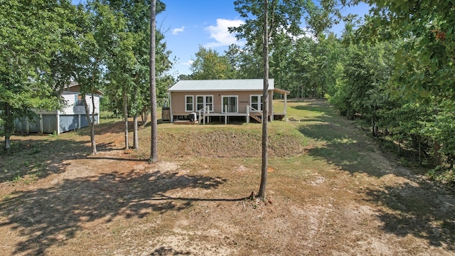 view of rear view of property