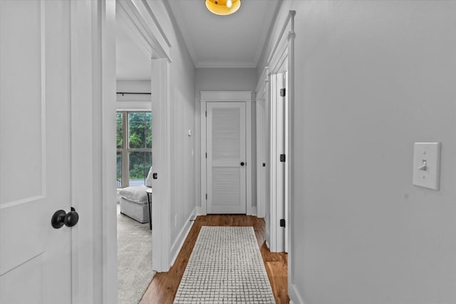 246 Suggs Rd, Dothan, AL 36345 - corridor with crown molding and wood finished floors