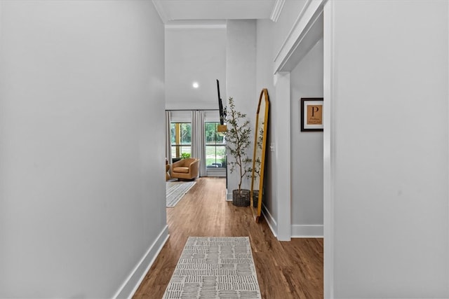 246 Suggs Rd, Dothan, AL 36345 - hall featuring wood finished floors and recessed lighting
