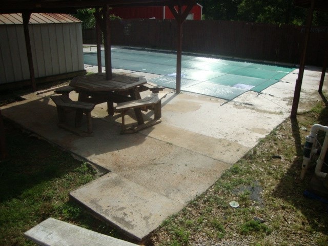 801 Early Walden Rd, Headland, AL 36345 - view of swimming pool featuring a fenced backyard and a patio
