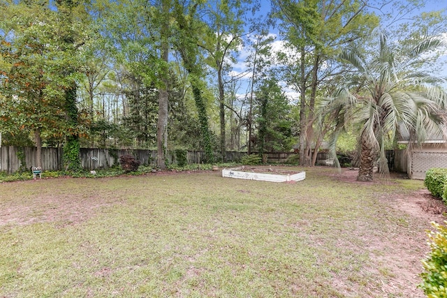 208 Willow Oaks Dr, Headland, AL 36345 - view of yard with a fenced backyard
