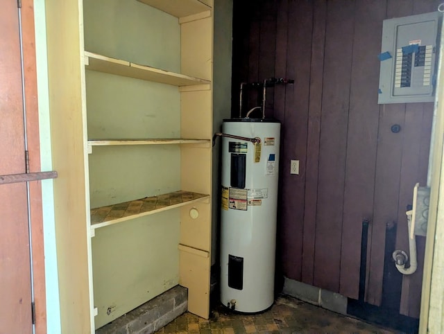 108 Imperial Dr, Eufaula, AL 36027 - utility room with water heater and electric panel