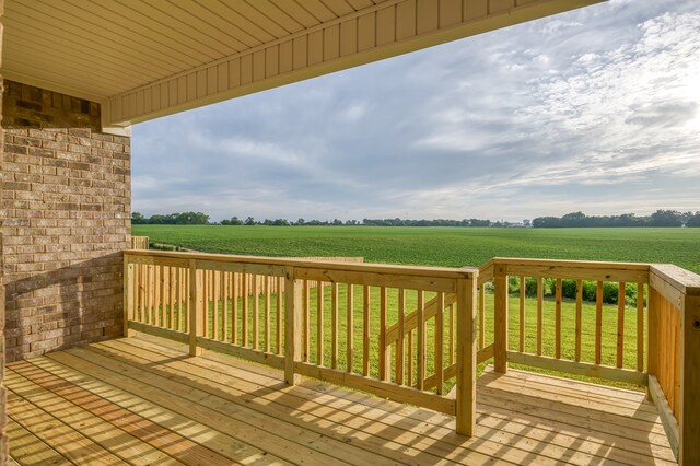 1017 Sandbed Rd, Newton, AL 36352 - wooden terrace with agricultural area and a rural view