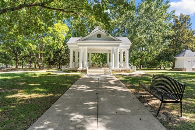 108 Haddington Park Ln, Dothan, AL 36305 - view of home's community with a lawn and view of scattered trees